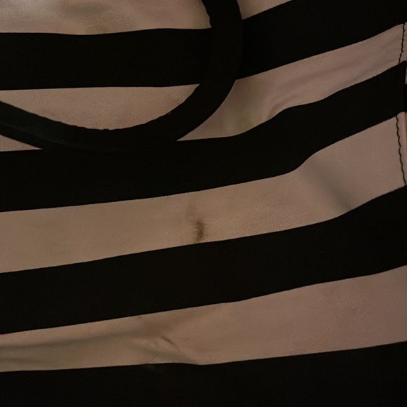 Victoria Secret large pink and black tote bag in used condition.  (See pictures) - Picture 4 of 5